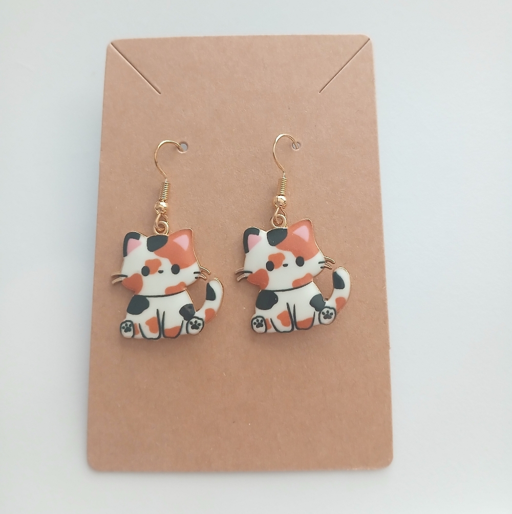 Fashion Jewelry Multicolor Cat Earrings